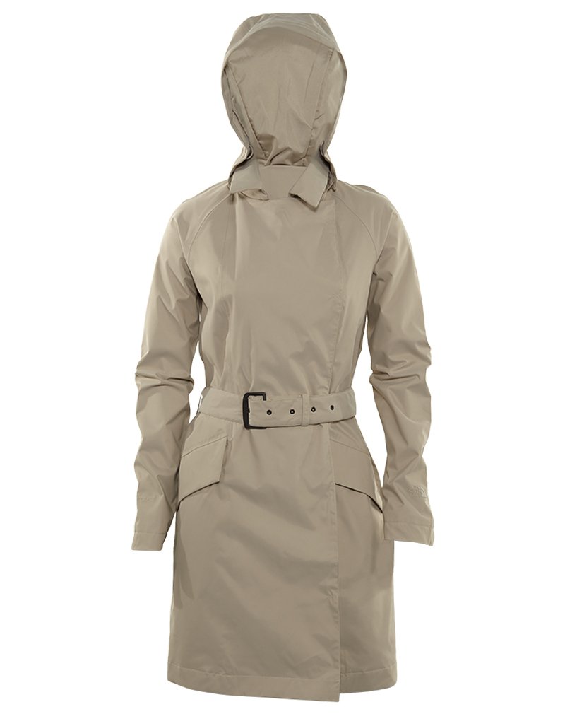 The North Face Kadin Trench Coat for Women - Waterproof Raincoat with Hood for Outdoor Adventures & City Commutes