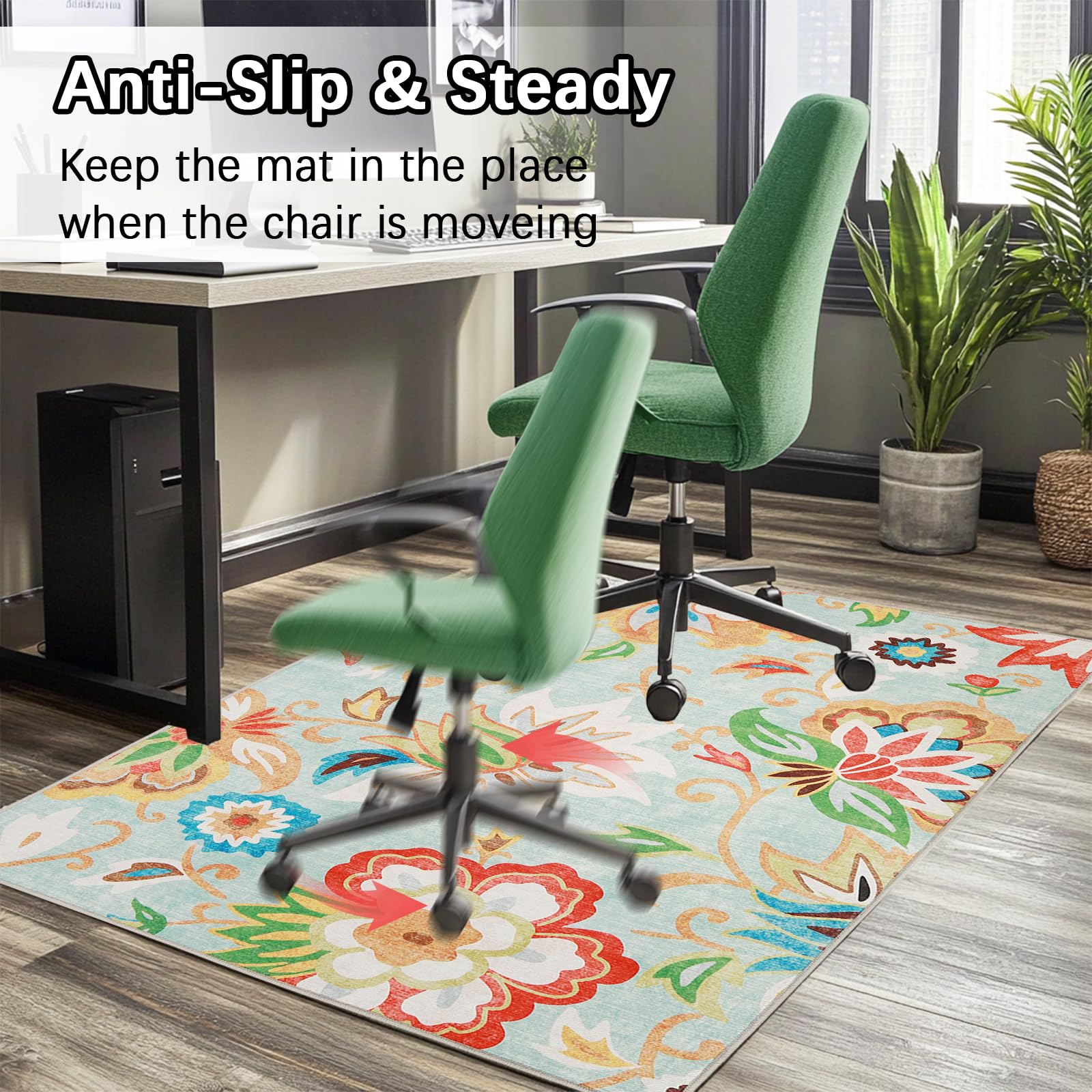 Premium Office Chair Mat for Hardwood & Tile Floors - 36