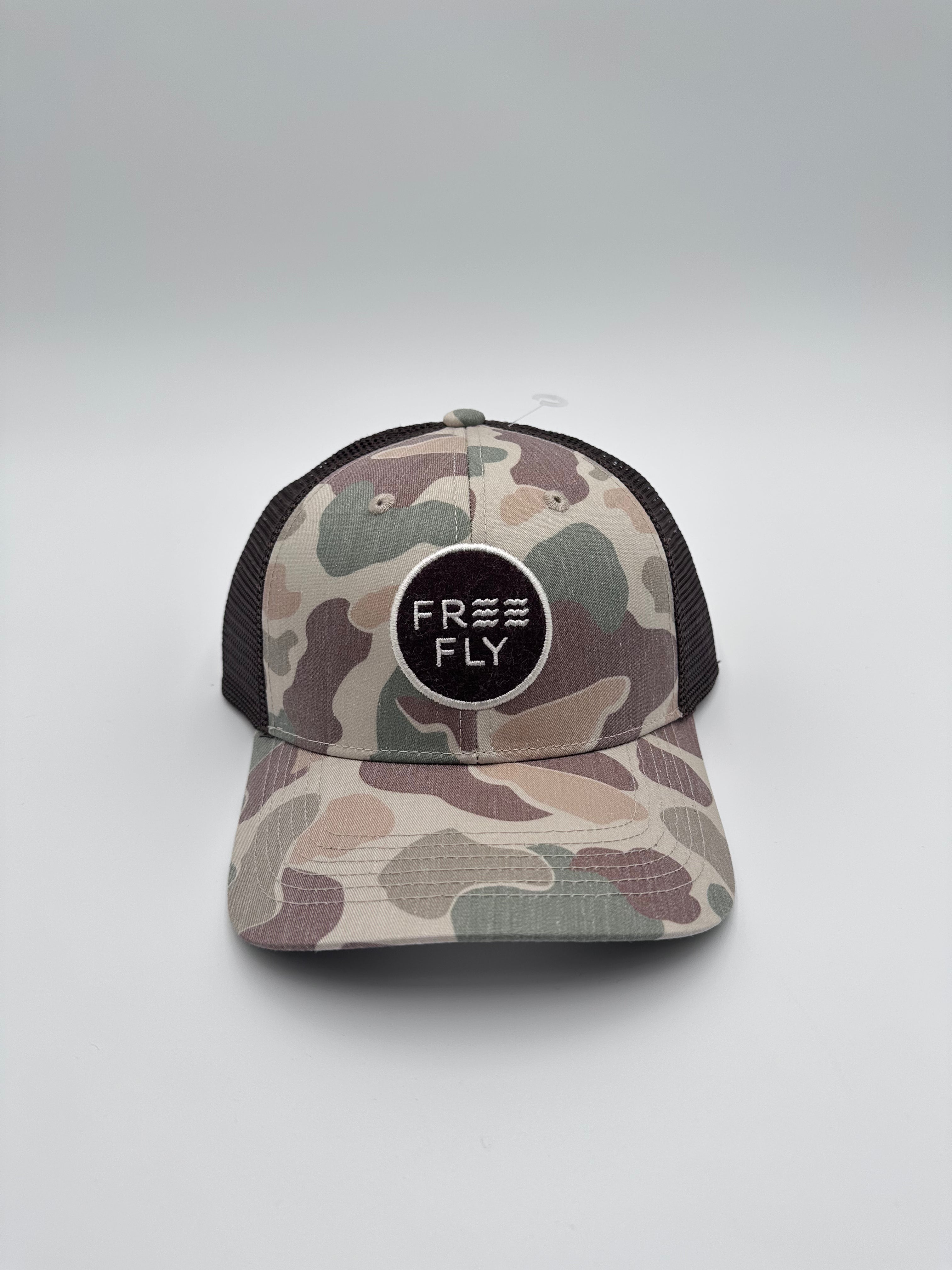 Free Fly Trucker Hats for Men & Women - Breathable Mesh Snapback Caps for Outdoor Activities, Sports & Casual Wear