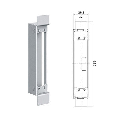 TE 340 3D Steel Frame Receiver - Heavy Duty Construction Bracket for Metal Framing, Drywall & Ceiling Installation - Perfect for Commercial & Residential Building Projects
