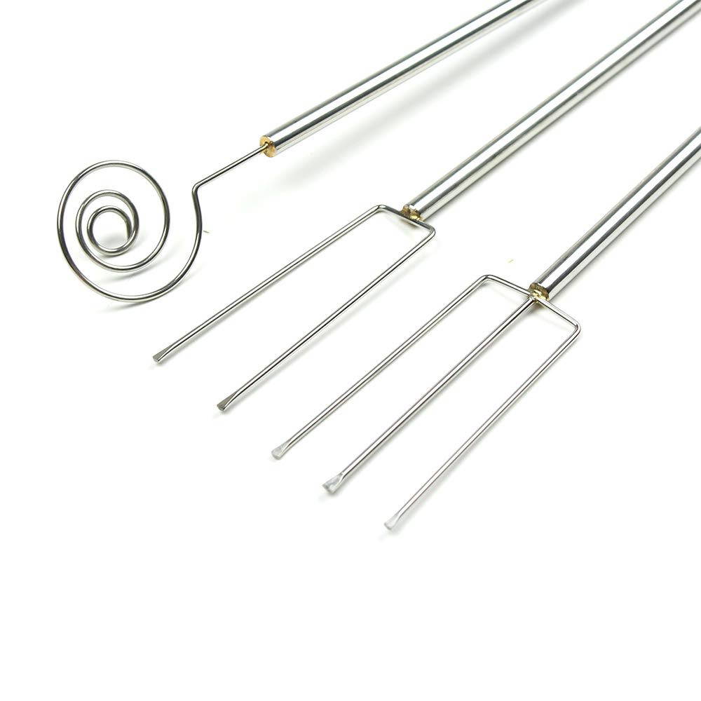 Premium Chocolate Dipping Tools Set - 3-Piece Stainless Steel Fondue & Candy Making Kit for Home Bakers & Dessert Lovers (Perfect for Valentine's Day, Parties & DIY Treats)