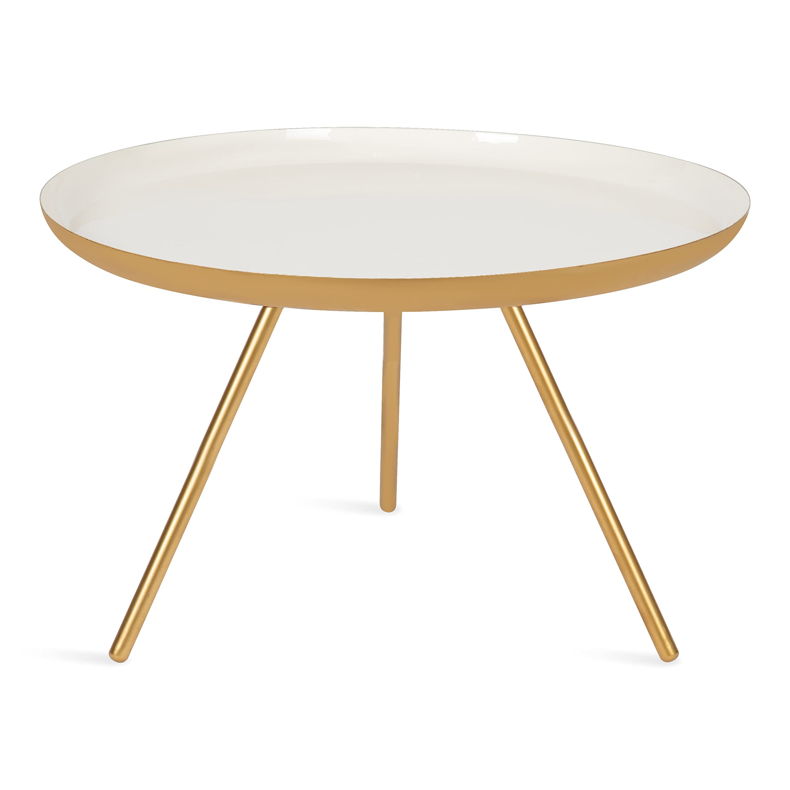 Kate & Laurel Laranya Modern Metal Coffee Table - 25