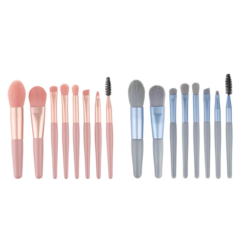 Horoly 8-Piece Professional Makeup Brush Set - Foundation, Blending & Cosmetic Brushes Kit for Flawless Makeup Application - Perfect for Daily Use, Travel & Professional Makeup Artists