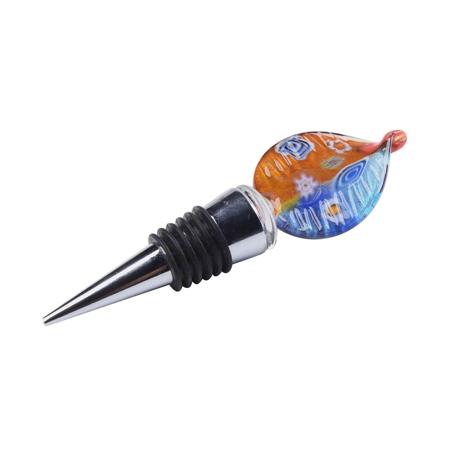SHOP LC Glass Resin Bottle Stopper Pendant Necklace for Women - 20