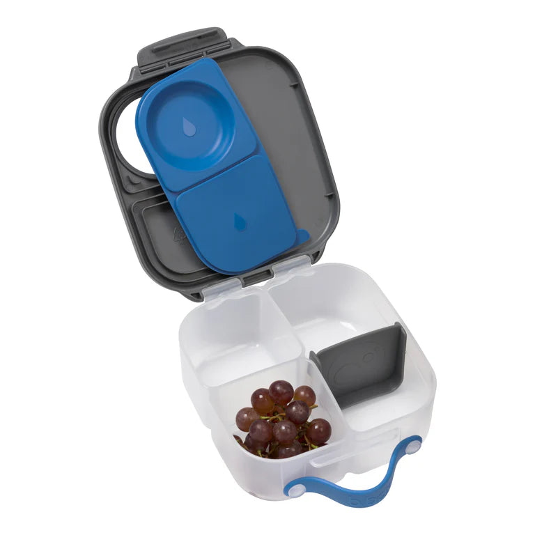 B.Box Mini Lunchbox for Kids - Insulated Food Container, Leak-Proof, BPA-Free, Blue Slate - Perfect for School, Picnics & Travel