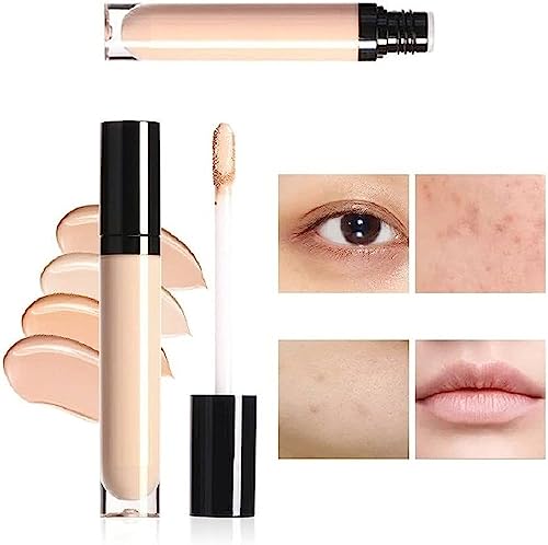 Best HD Liquid Concealer for High Coverage - Flawless Full Face Makeup for Dark Circles, Acne & Blemishes | Perfect for Everyday Wear, Photo Shoots & Special Events