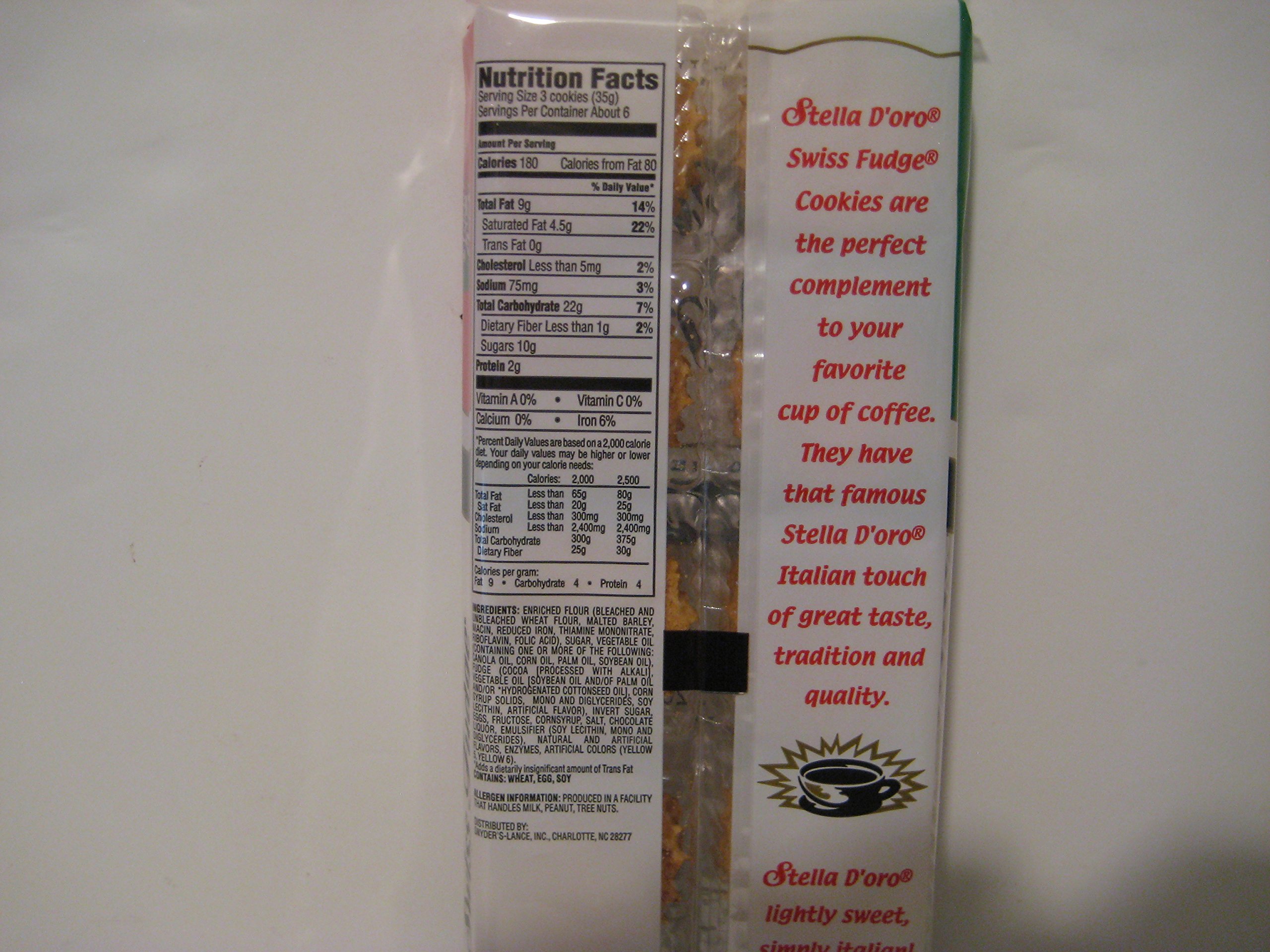 Stella D'oro Swiss Fudge Cookies - 16 Pack Case | Factory Sealed for Freshness | Perfect for Gifts, Parties & Coffee Time