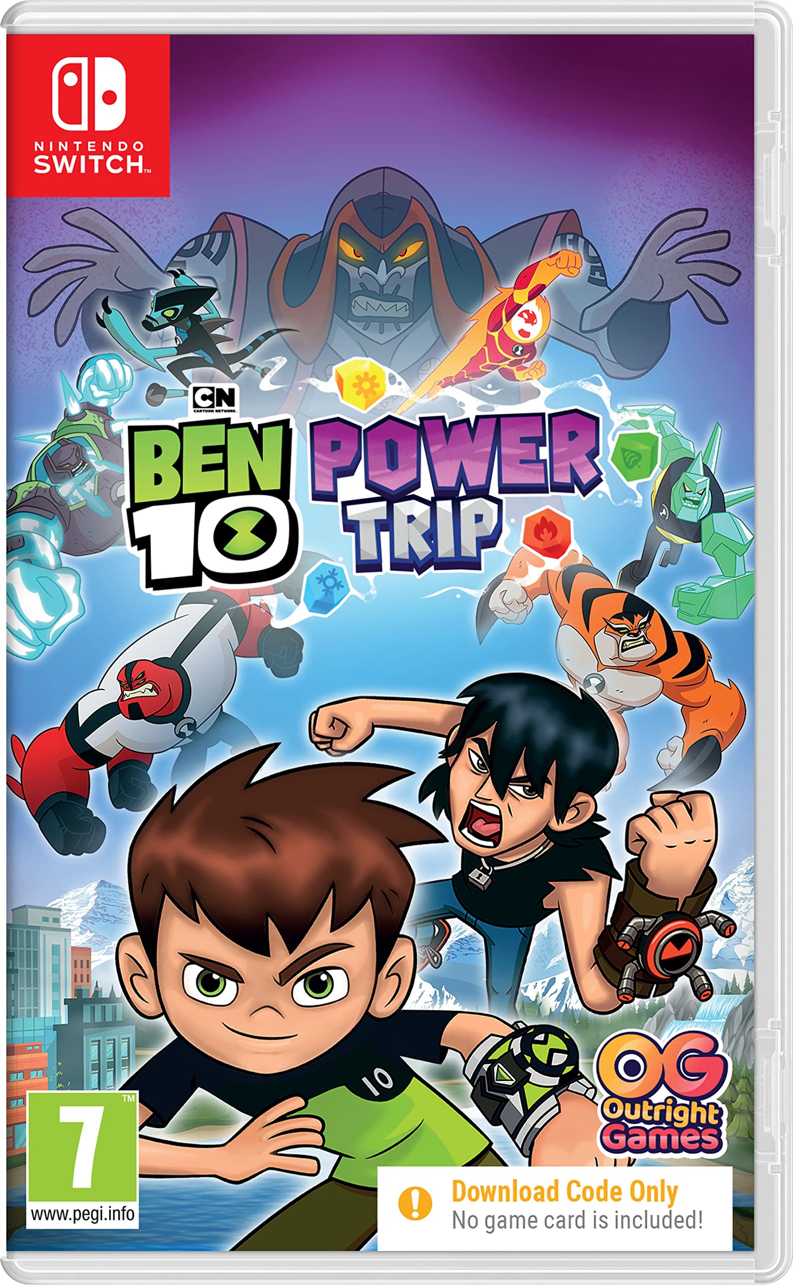 Ben 10 Power Trip - Outright Games Switch CIAB Code in A Box | 家庭娱乐与儿童冒险游戏