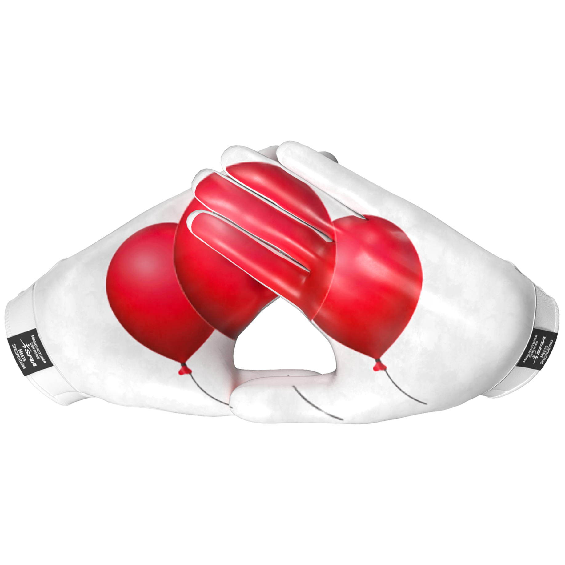Phenom Elite VPS3 Clown Football Gloves - Best Grip for Wide Receivers & Skill Players - Perfect for Training, Games & Cold Weather Play