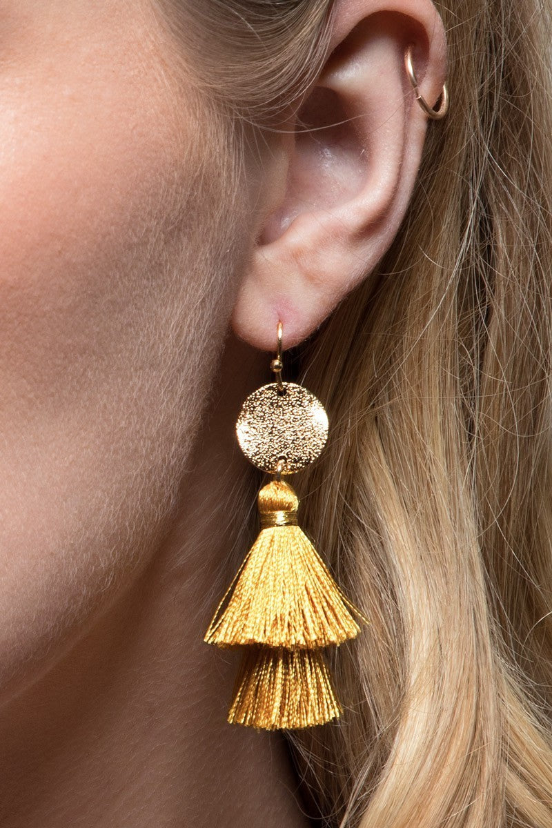 FME216 Stylish Tassel Earrings for Women - Trendy Boho Dangle Jewelry Gift for Party, Wedding & Everyday Wear