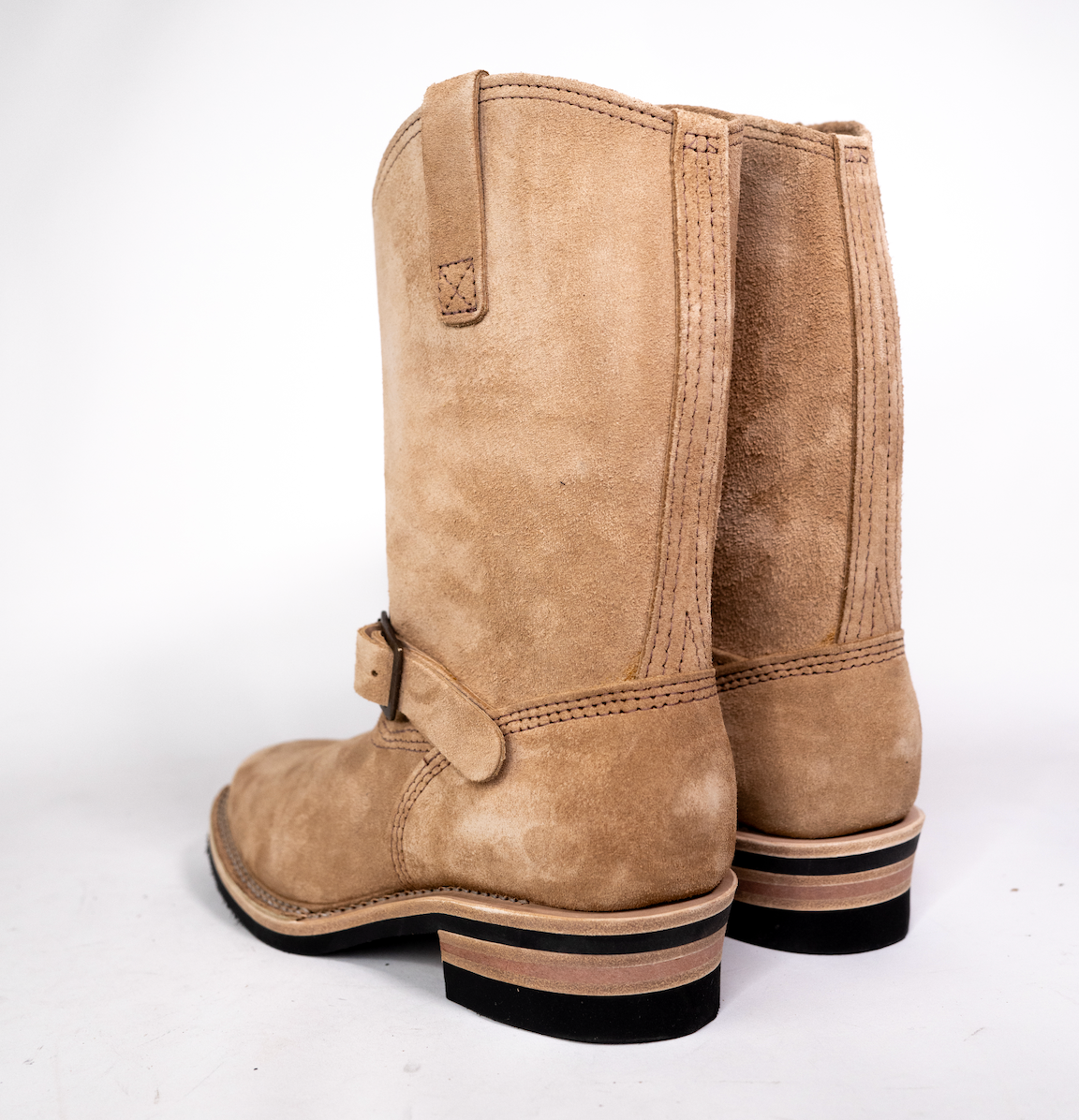 Wesco Boots X The Shop Honey Badger Morrison Work Boots - Durable Leather Steel Toe Boots for Construction, Hiking & Outdoor Work