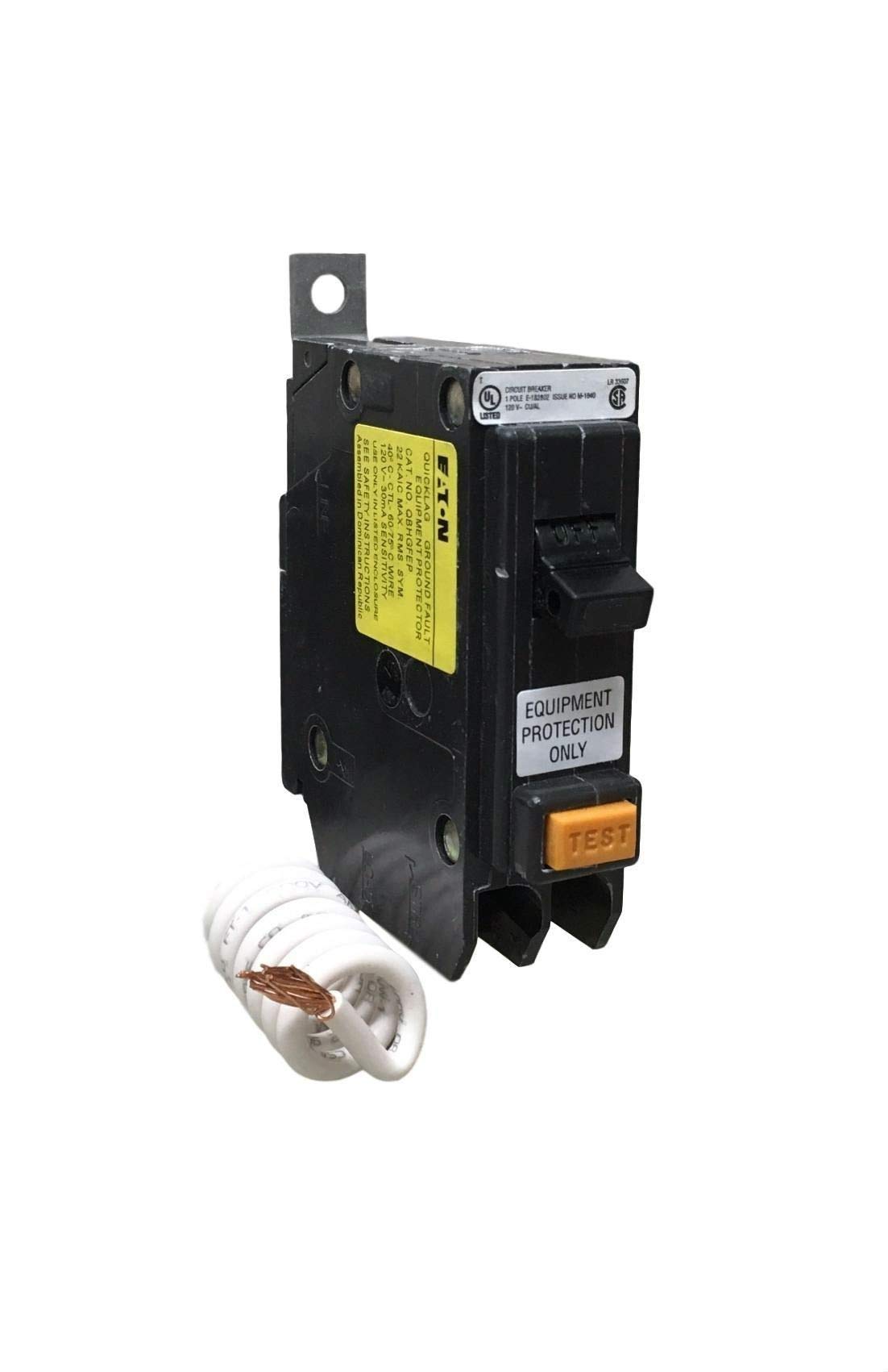 Cutler Hammer QBHGFEP1020 20A 1P 120V Circuit Breaker - Used Electrical Panel Replacement for Homes & Commercial Buildings | Perfect for Electrical Maintenance & Panel Upgrades