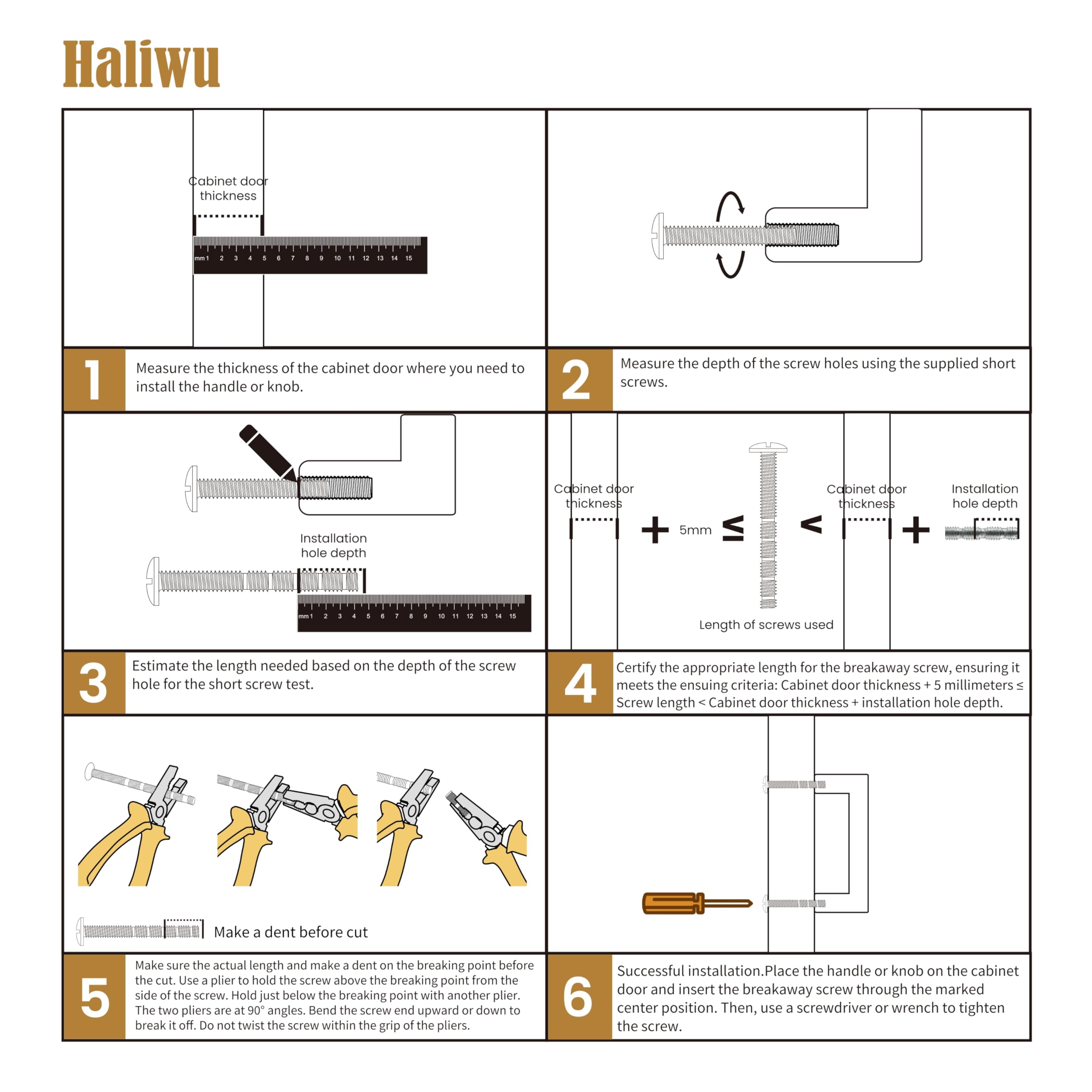 Brass Gold Cabinet Pulls 30 Pack - 4 Inch Drawer Handles for Kitchen, Bathroom & Bedroom