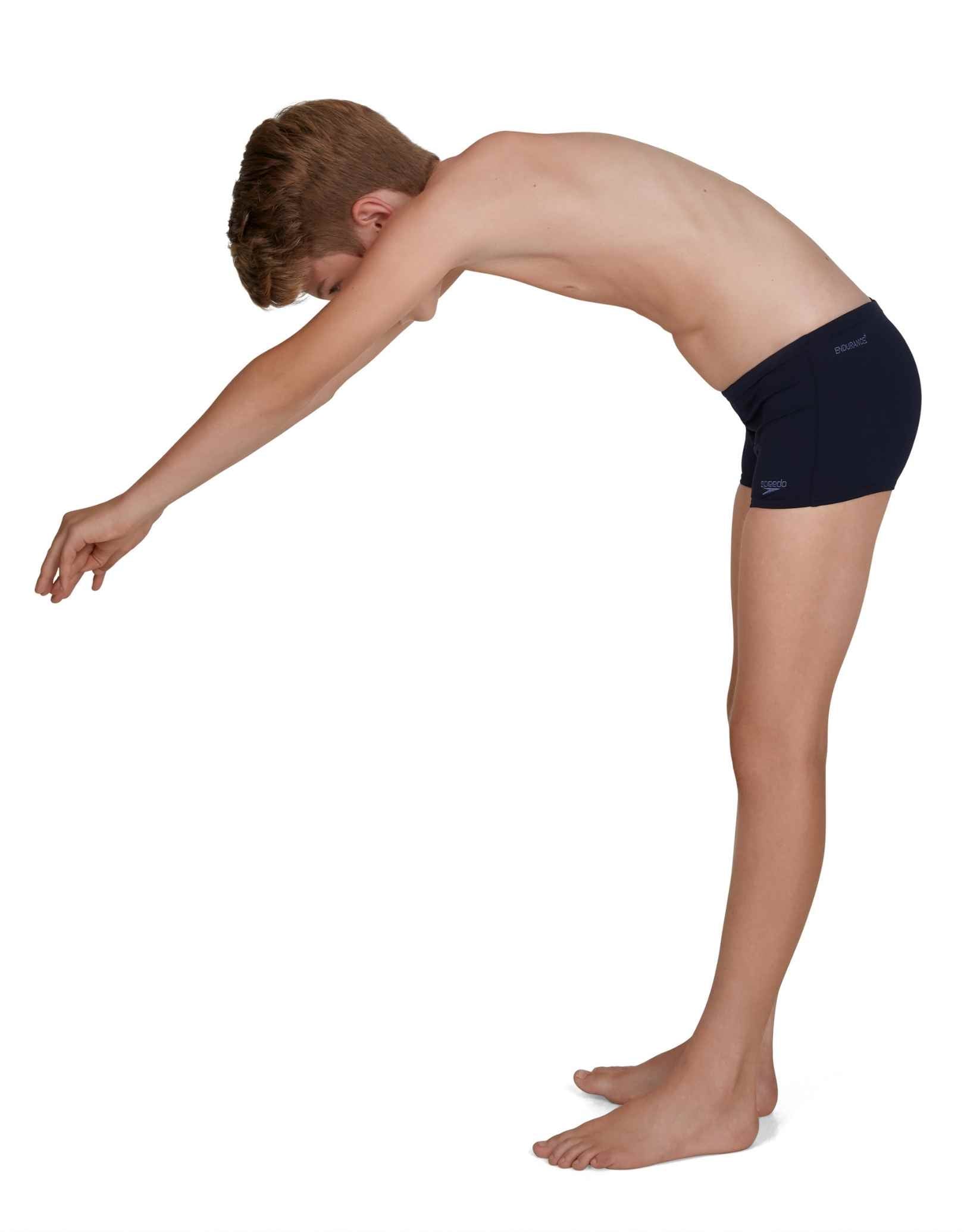 Boys Endurance Plus Swim Shorts - Quick Dry, Comfortable Swimwear for Kids - Navy Blue - Perfect for Swimming, Beach, Pool & Water Sports