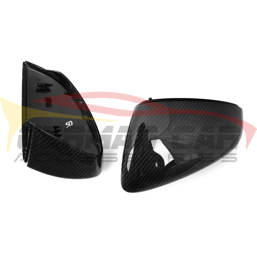 2021-2023 Audi A3 S3 RS3 Carbon Fiber Mirror Covers | Glossy Finish | Lightweight & Durable | Perfect for Car Enthusiasts & Custom Builds