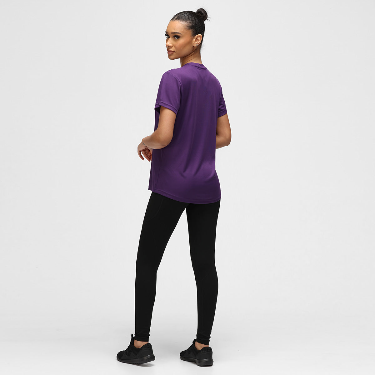 Purple Diamond Women's Performance T-Shirt - Moisture Wicking & Breathable for Workouts, Yoga & Active Lifestyle