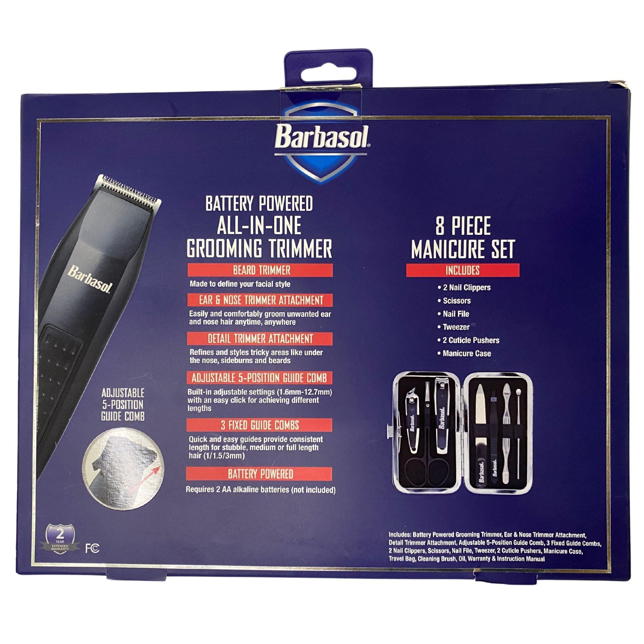 Barbasol & Every Man Jack Men's Grooming Kit - 35 Piece Shaving & Beard Care Set with Body Wash & Trimmer - Perfect Gift for Men, Father's Day & Travel Essentials
