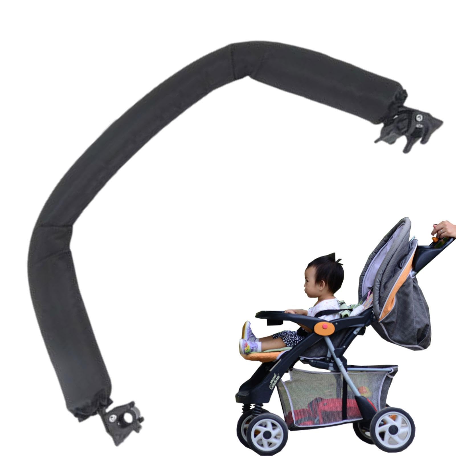 Universal Stroller Dinner Plate & Snack Tray - Adjustable Stroller Cup Holder & Bumper Bar Accessory for Baby Strollers, Carts, and High Chairs | Perfect for On-the-Go Meals, Snacks, and Drinks During Shopping, Travel, and Outdoor Activities