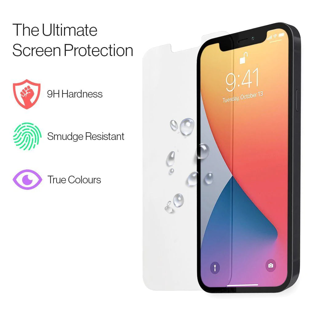 iPhone 14 Pro Max Tempered Glass Screen Protector - 9H Hardness, HD Clear, Anti-Scratch, Bubble-Free - Perfect for Daily Use, Gaming & Outdoor Activities