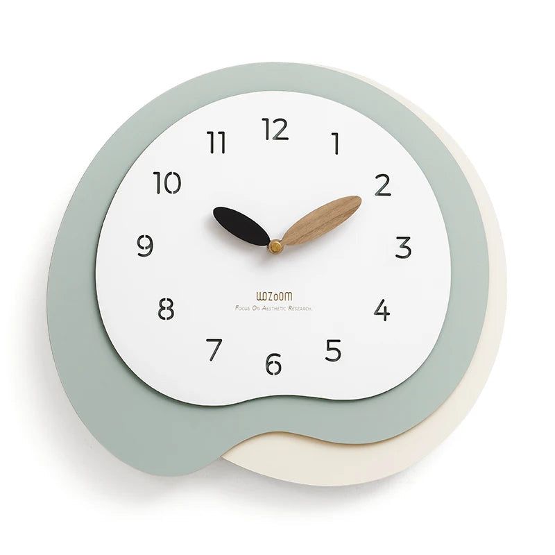 Simplicity Silent Pared Wall Clock - Modern Minimalist Home Decor for Living Room, Bedroom & Office | Battery Operated, No Ticking Noise