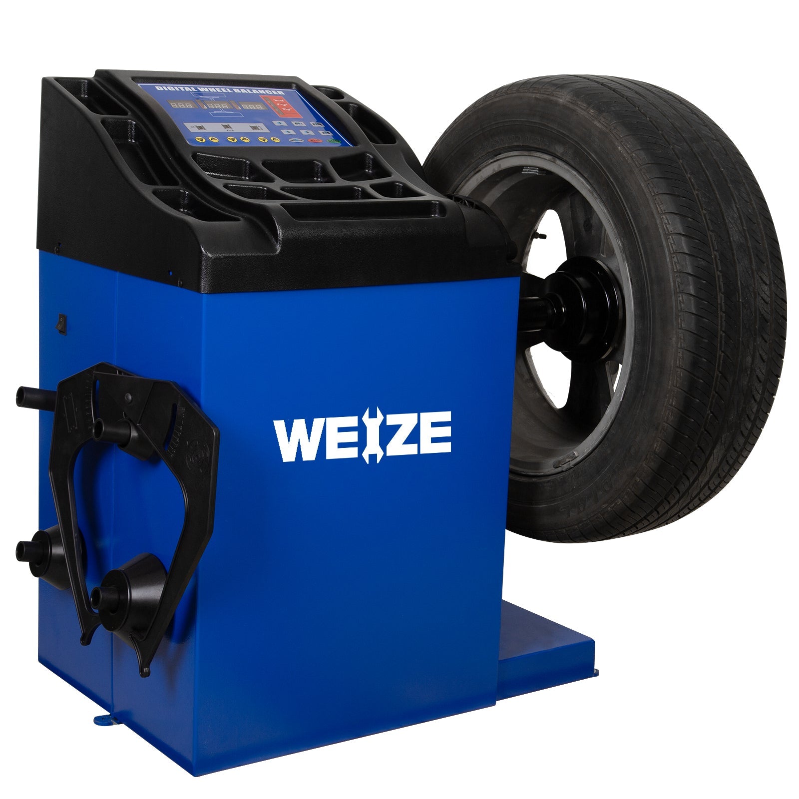 WEIZE Wheel Balancer - Professional Car Tire Balancing Machine for Auto Repair Shops & DIY Enthusiasts - Perfect for Smooth Rides & Extended Tire Life