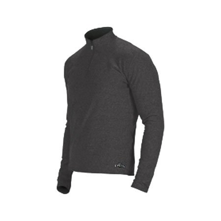 Hot Chillys Men's MTF Chamois Zip T-Shirt - Moisture Wicking, Breathable & Comfortable for Hiking, Cycling & Outdoor Activities
