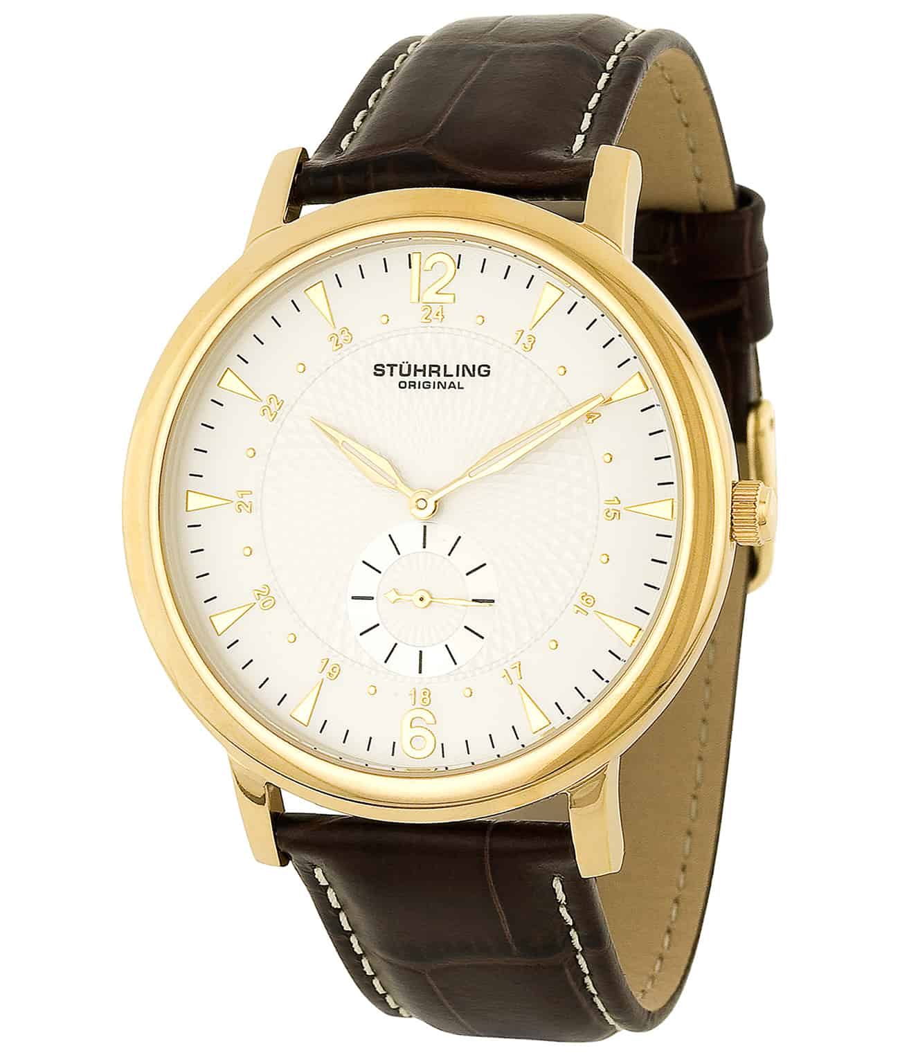 Ascot Pavilion 826 45mm Classic Men's Watch - Luxury Stainless Steel Dress Watch for Business & Formal Occasions | Perfect for Weddings, Office Wear & Special Events