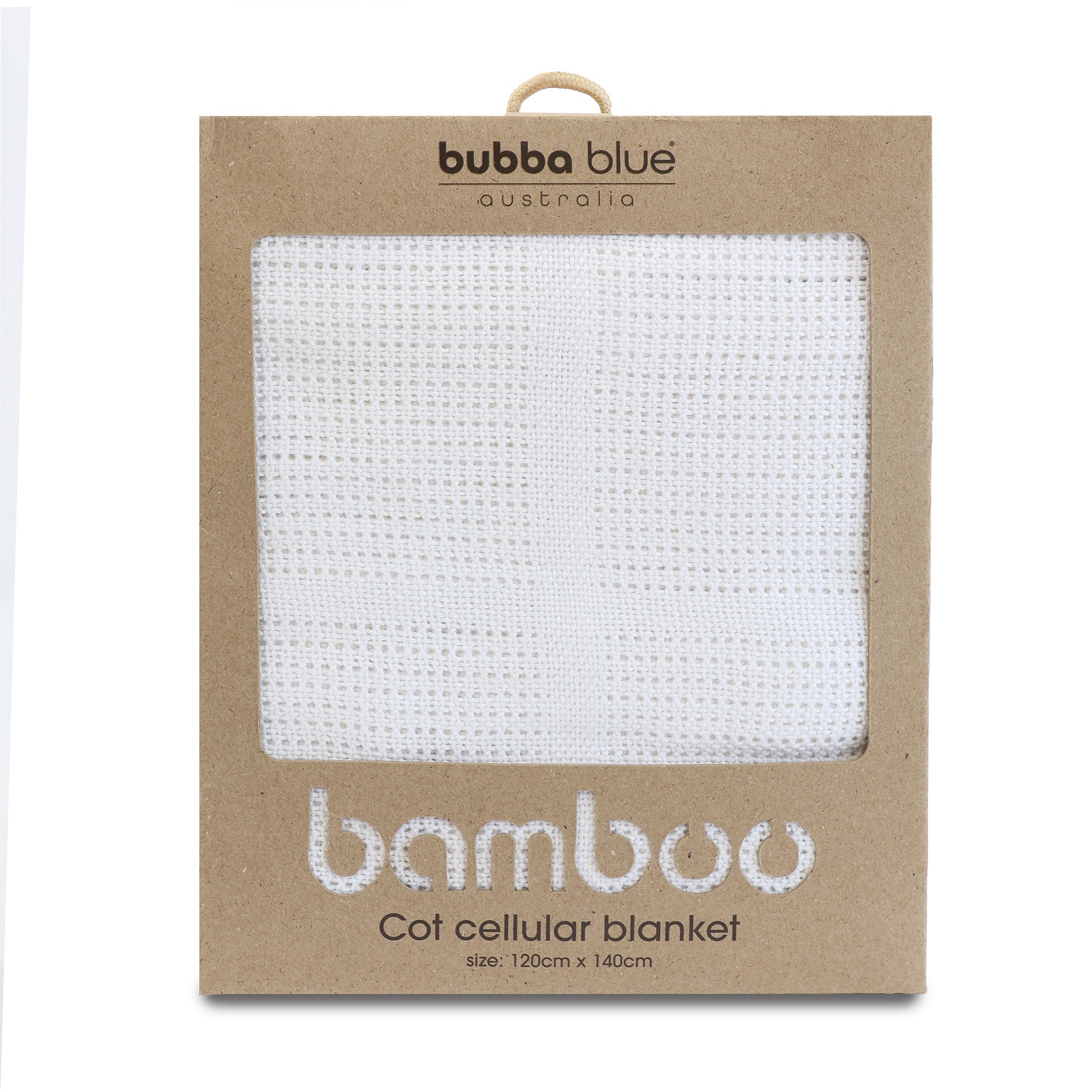 Soft Bamboo White Cellular Baby Blanket - Breathable & Hypoallergenic for Nursery, Stroller, and Crib - Perfect for Newborns & Infants