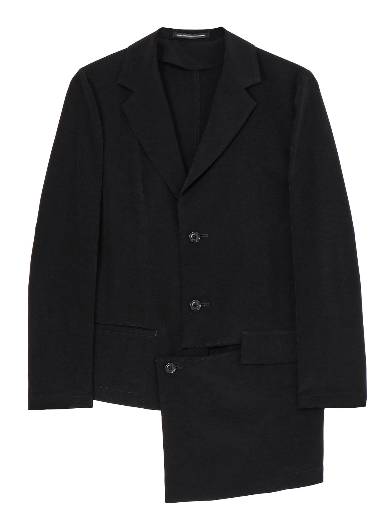 Elegant Asymmetric Crepe de Chine Jacket for Women - Stylish & Lightweight Outerwear for Office, Parties & Evening Events
