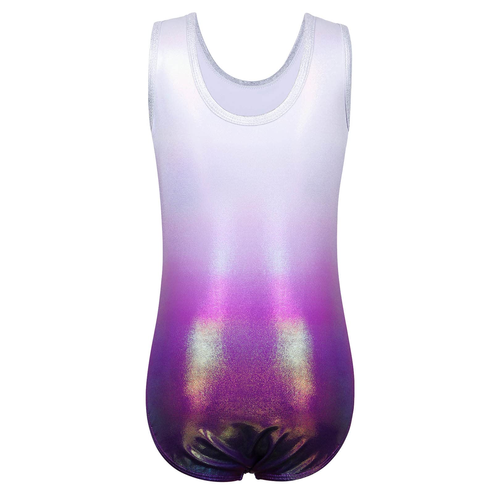 BAOHULU Girls Gymnastics Leotard with Embroidery - Shiny Aqua Rose Diamond Dancewear for Ballet, Cheerleading & Performance