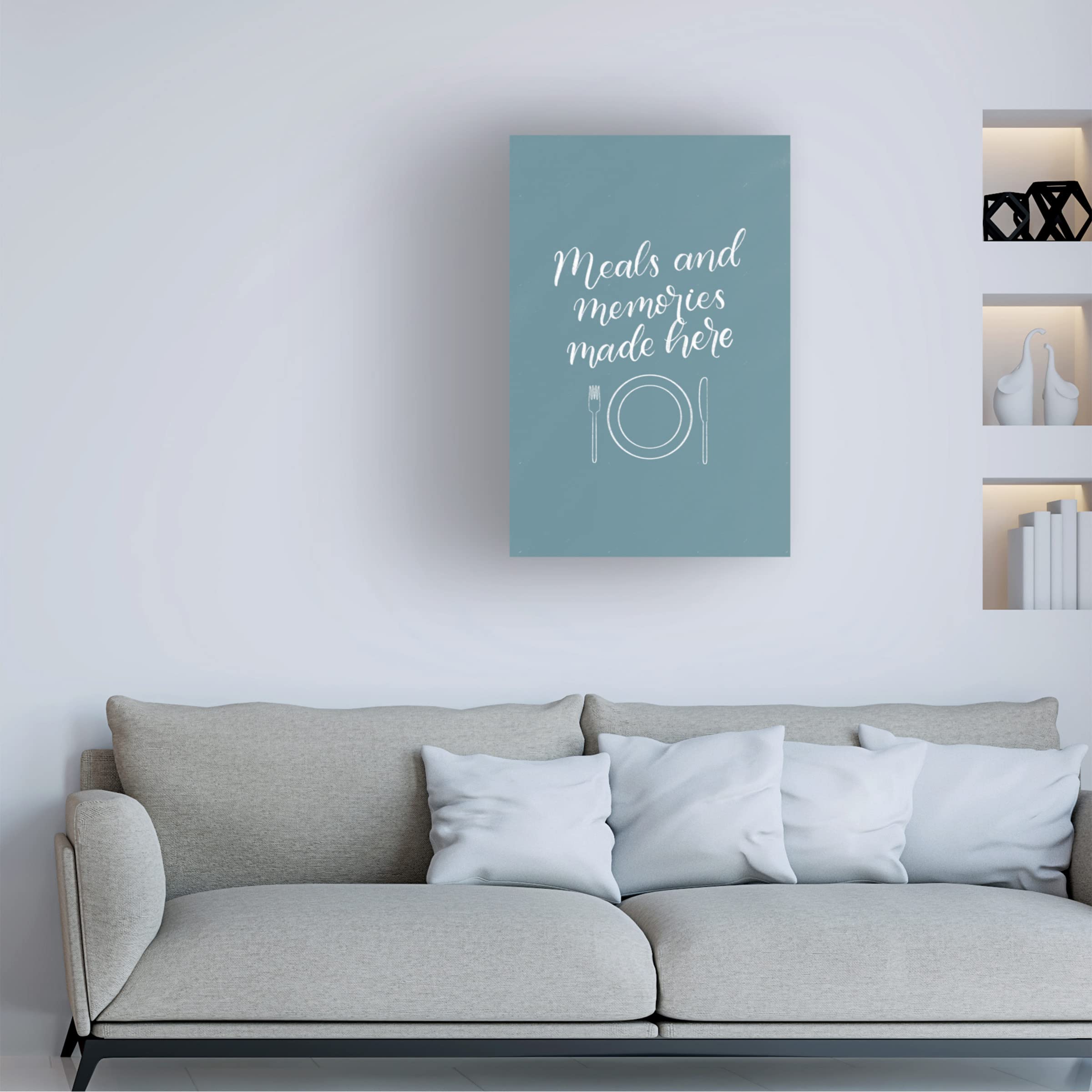 Becky Thorns 'Kitchen Words II' Canvas Art Print - 16x24 Inches - Modern Kitchen Wall Decor for Home, Dining Room & Cafe