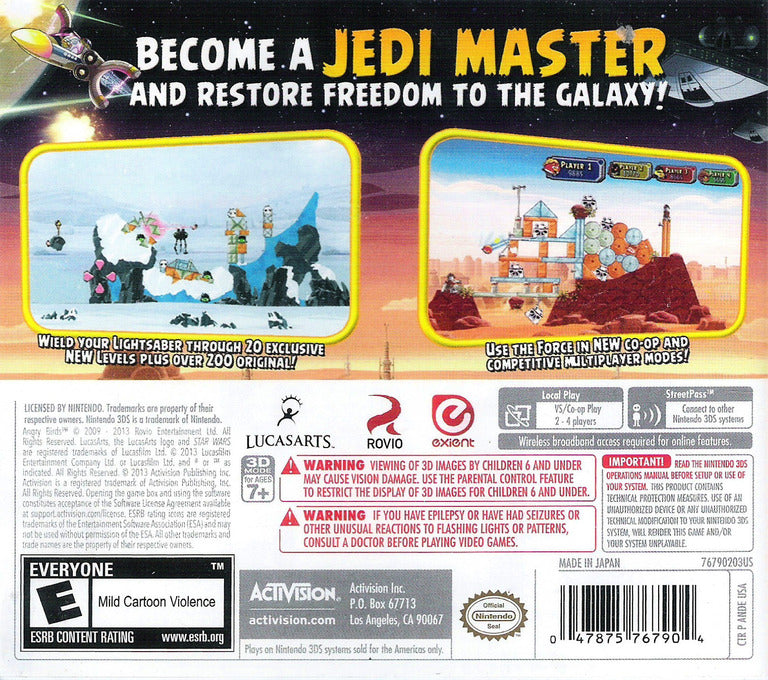 Angry Birds Star Wars Game - Fun Action-Packed Adventure for Kids & Adults - Perfect for Family Game Nights & Party Entertainment