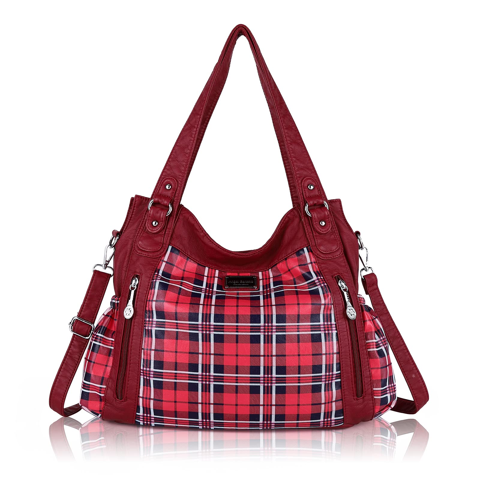 Angel Barcelo Women's Fashion Handbags - Stylish Tote, Shoulder Bag, Top Handle Satchel & Hobo Purse for Work, Travel & Everyday Use