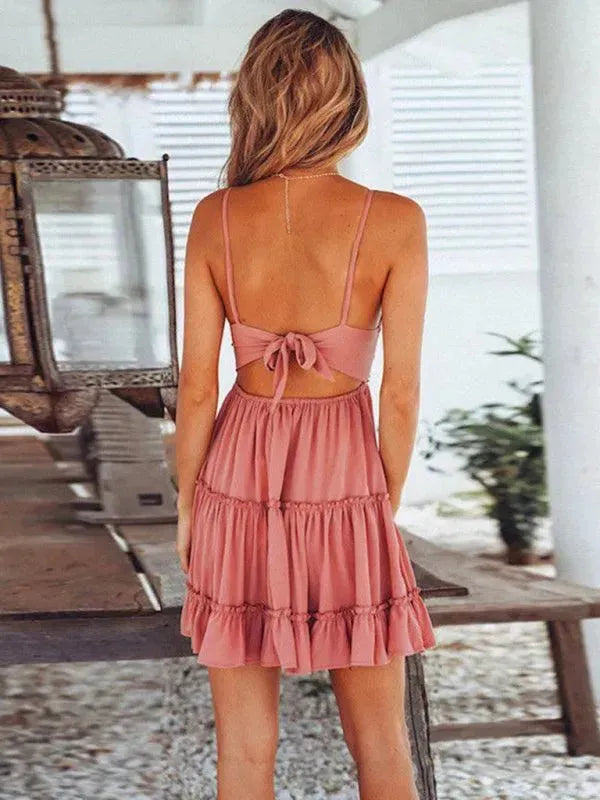 Stylish Sleeveless Mini Dress for Women - Summer Party, Beach, Date Night Outfit | Trendy & Comfortable Casual Wear