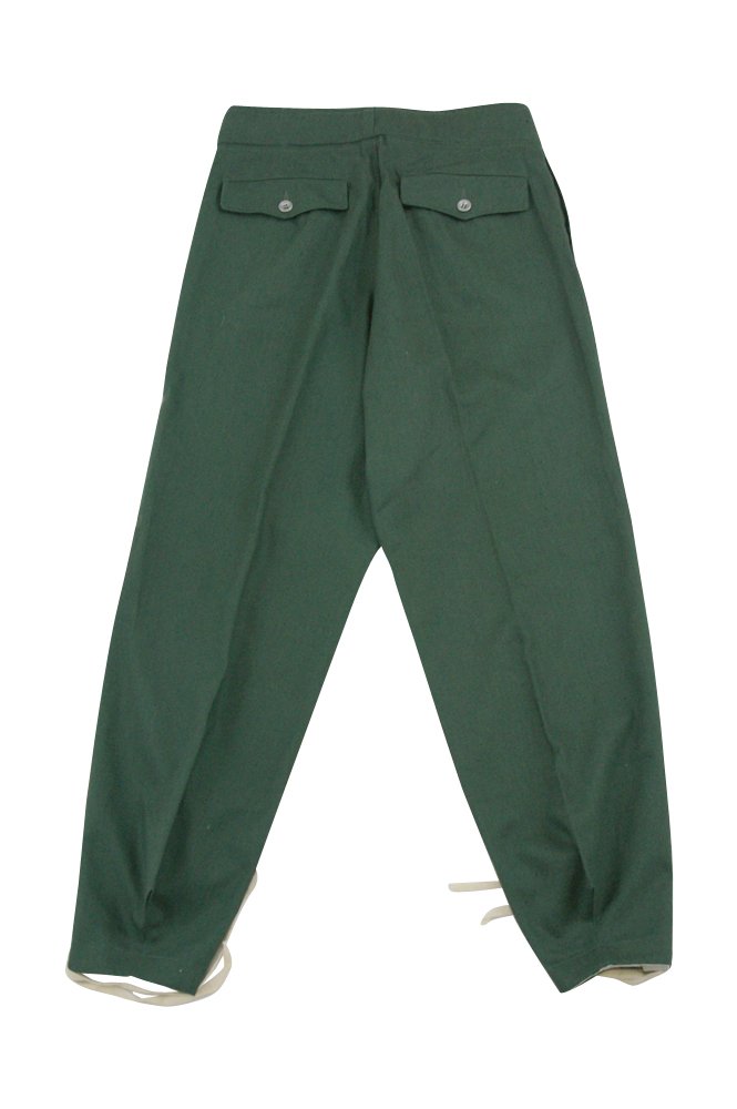 Original German WWII Heer Panzer Summer HBT Reed Green Trousers - Authentic Reproduction for Reenactment, Cosplay & Military Collectors