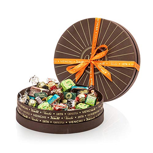 Venchi Premium Assorted Dark & Milk Chocolate Gift Box - 28.22oz (70 Pieces) | Gourmet Italian Chocolates for Holidays, Birthdays & Corporate Gifts
