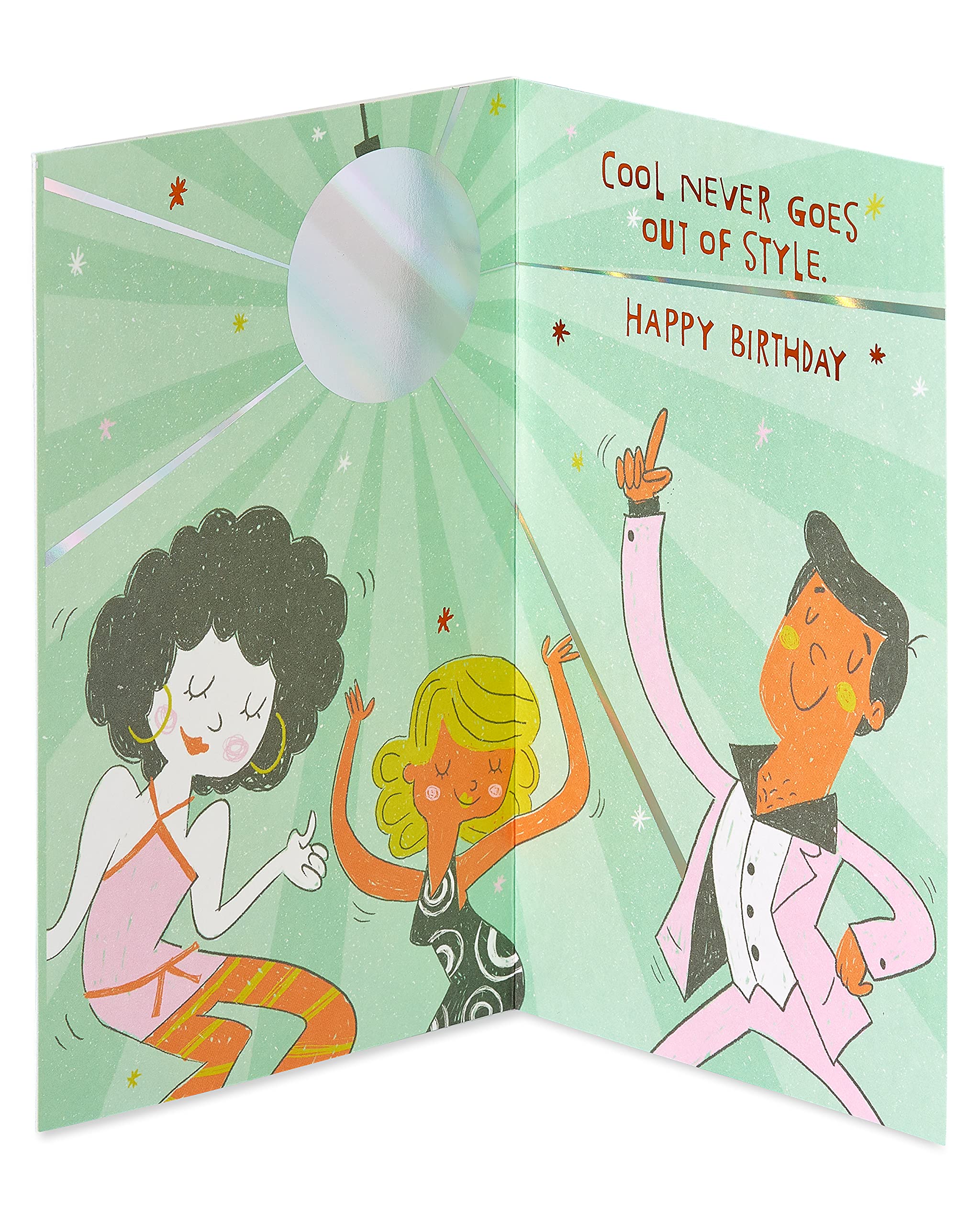 American Greetings 60th Birthday Card - Vintage Retro Design for Milestone Celebrations | Perfect for Parties, Gifts & Special Occasions