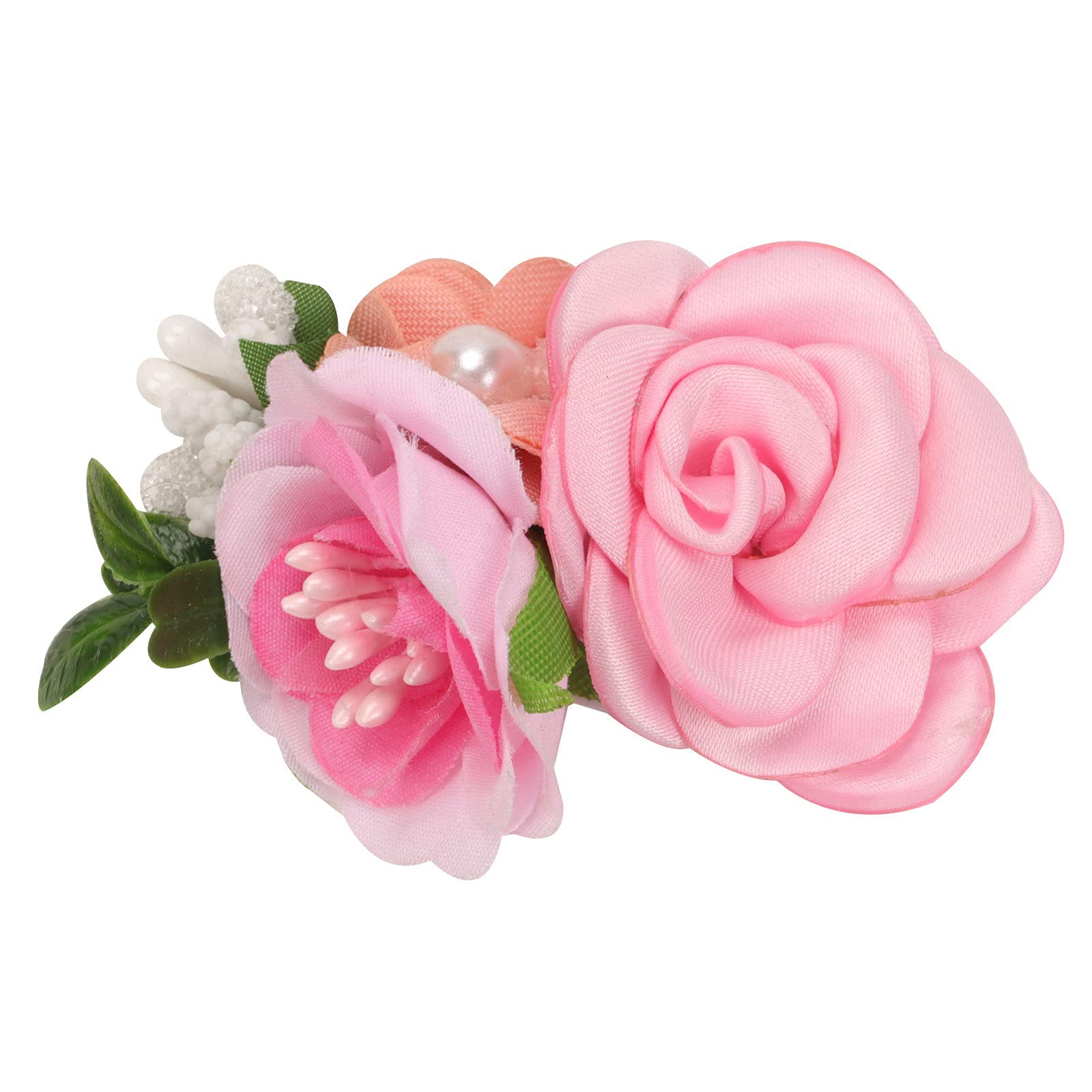 10pcs Floral Hair Clips for Girls - Medium Hair Accessories for Parties & Weddings