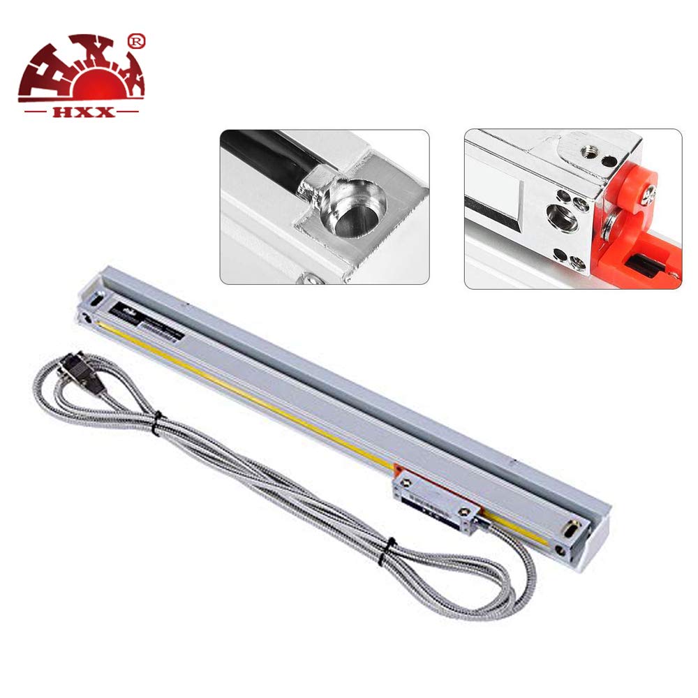HXX 5um High Precision Lathe Linear Scale - Electronic Digital Linear Encoder for CNC Milling Machines & Lathes (1pc) - Perfect for Precision Machining, Metalworking & Industrial Automation