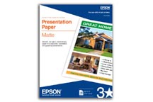 Epson Premium Matte Presentation Paper 13x19 Inches - 100 Sheets for High-Quality Prints, Posters, and Professional Presentations