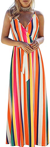 Rainbow Stripe Floral