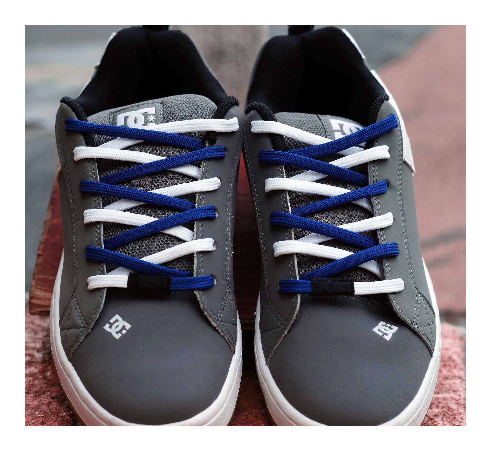 Dual Colored Waxed Shoe Laces - Easy to Tie & Secure for Kids & Adults - Perfect for Sneakers, Dress Shoes & Learning to Tie