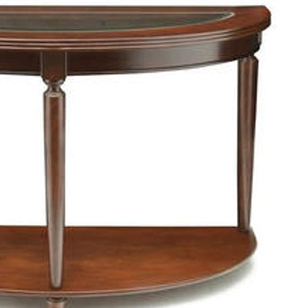 Furniture of America Dark Cherry Sofa Table - Elegant Console Table for Living Room, Entryway & Hallway Decor