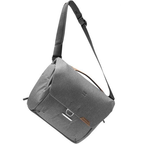 Peak Design Everyday Messenger Bag 13L v2 - Lightweight Durable Camera & Laptop Bag for Photographers & Commuters (Ash) - Perfect for Travel, Work & Everyday Use