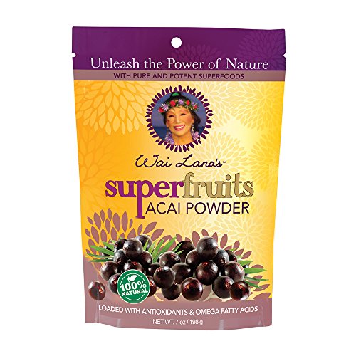 Organic Acai Powder Superfood - Wai Lana Superfruits 7oz (200g) | Antioxidant-Rich for Smoothies, Yogurt & Healthy Recipes | Vegan & Gluten-Free Energy Boost