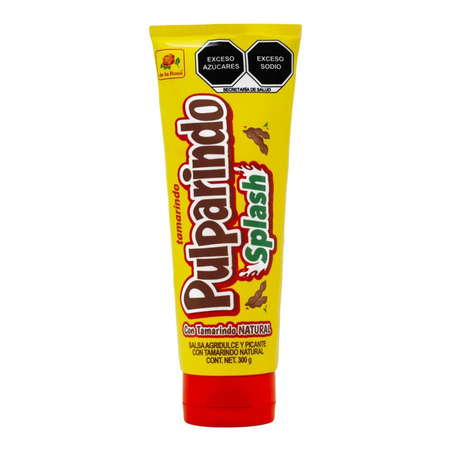 De La Rosa Pulparindo Squeeze Tamarindo Candy 10.58oz (300g) | 1 Count Tube | Mexican Tamarind Candy for Kids & Adults | Perfect for Snacking, Lunchboxes & Parties