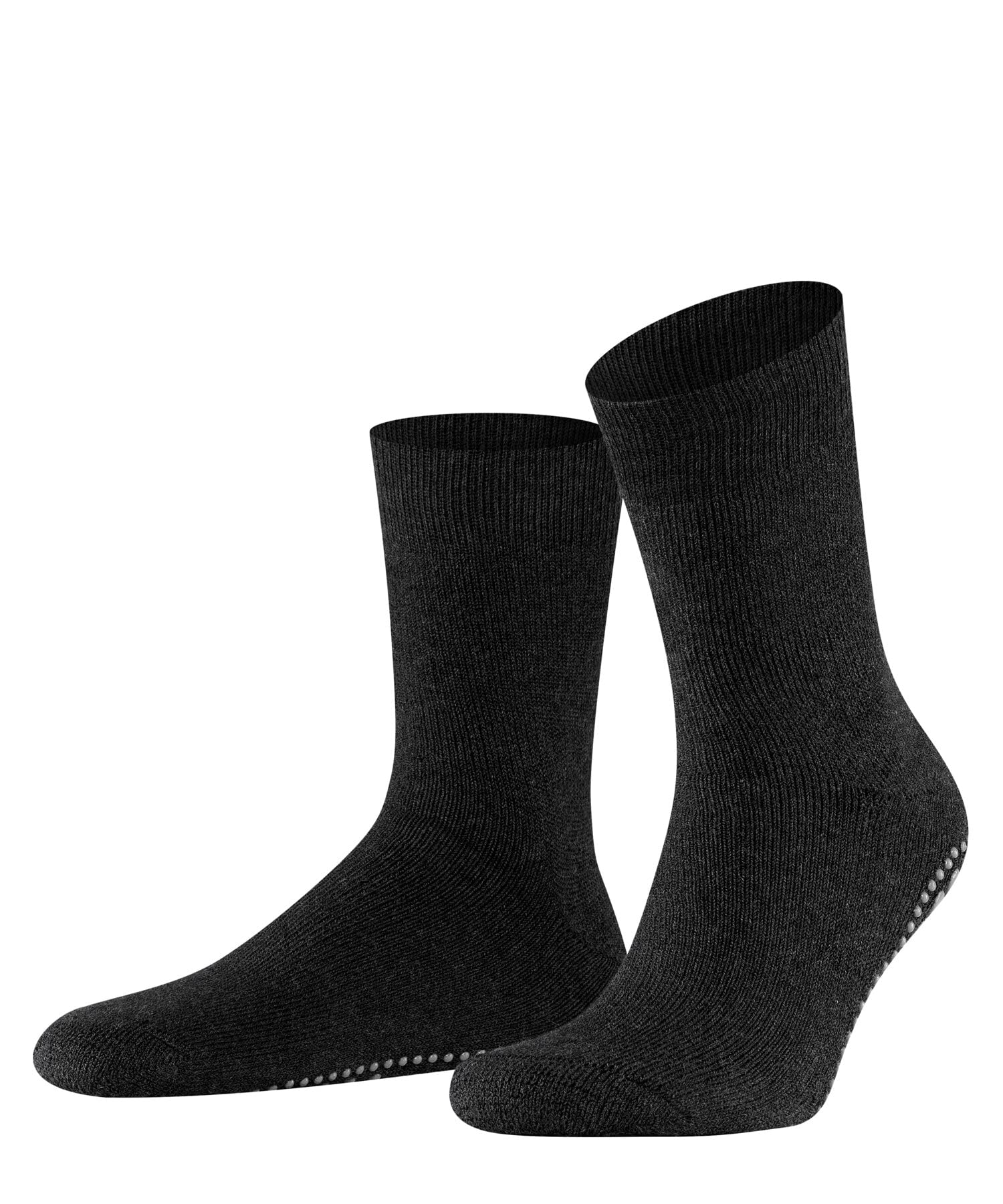 FALKE Men's Non-Slip Slipper Socks with Grips on Sole - Comfortable Indoor/Outdoor House Shoes for Relaxing at Home, Yoga, or Travel - Size M (1 Pair)