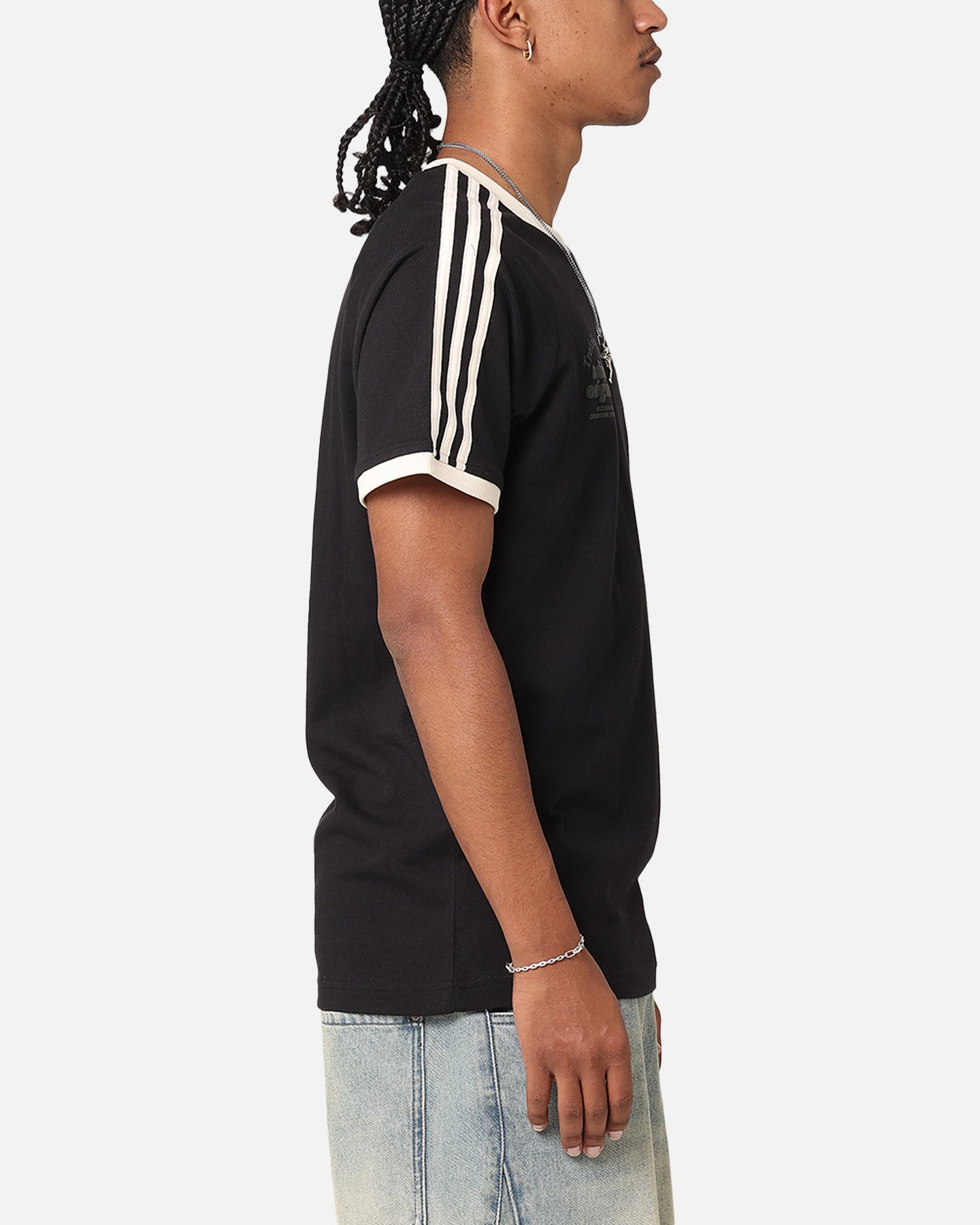 Adidas Sport Graphic Cali T-Shirt for Men - Black Cotton Casual Tee for Running, Gym & Streetwear Fashion