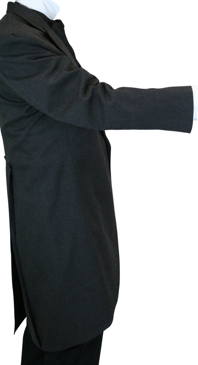 Historical Emporium Men's Traditional Cutaway Morning Coat - Victorian Style Formal Tailcoat for Weddings, Reenactments & Historical Events