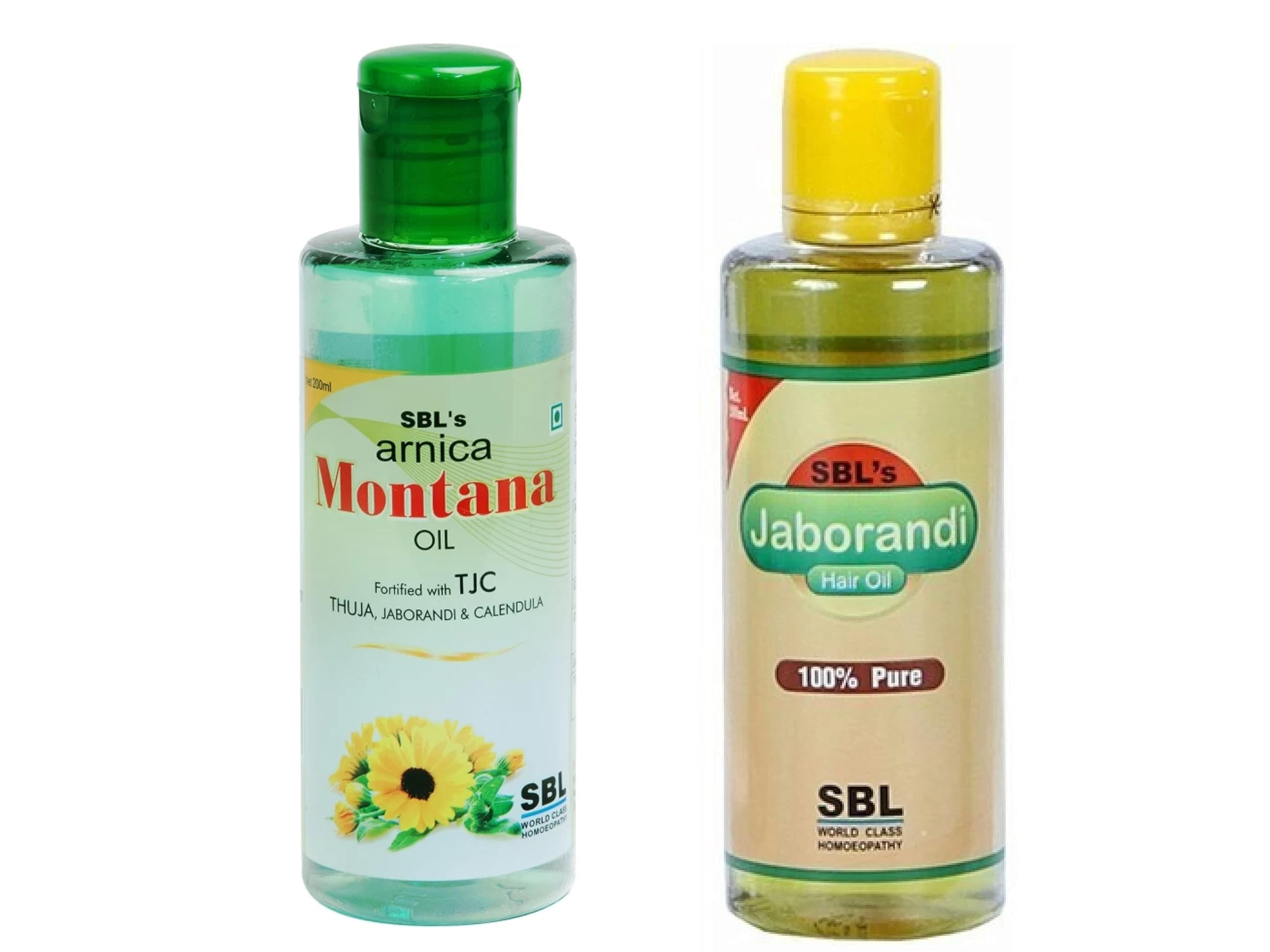 Organic Arnica Montana & Jaborandi Hair Oil Set (200ml x 2) - Natural Hair Growth Treatment for Thinning Hair & Scalp Care - Perfect for Daily Hair Nourishment & Styling